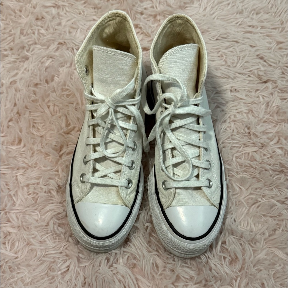 White High-Top Sneakers